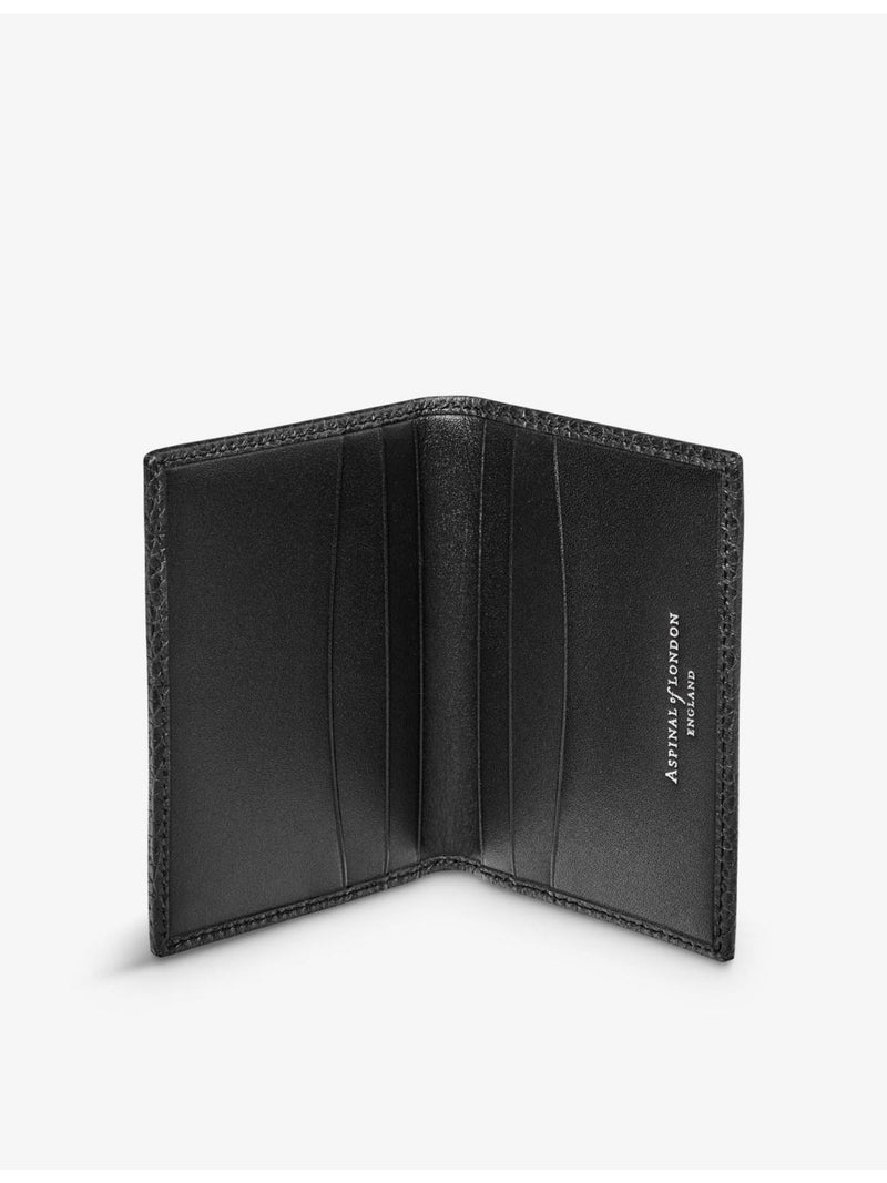 Aspinal of London Double Fold leather card holder - British product