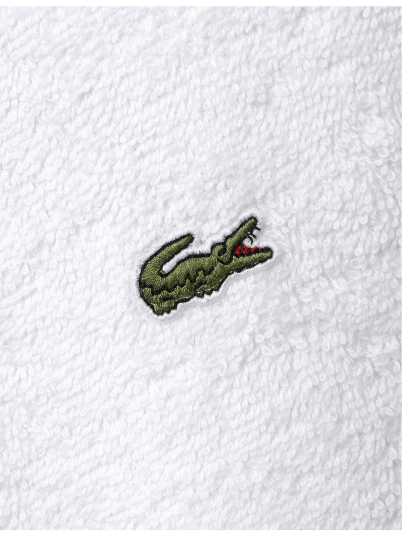 Lacoste cotton bath sheet with embroidered logo 100x150cm - British product