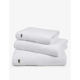 selfridges Lacoste Le Croco Logo-Embroidered Cotton Bath Towel 70x140cm- Buy online at McGrocer