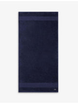 selfridges Lacoste Le Croco Logo-Embroidered Cotton Bath Towel 70cm x 140cm- Buy online at McGrocer