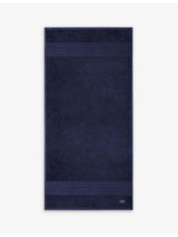 selfridges Lacoste Le Croco Logo-Embroidered Cotton Hand Towel 50cm x 100cm- Buy online at McGrocer
