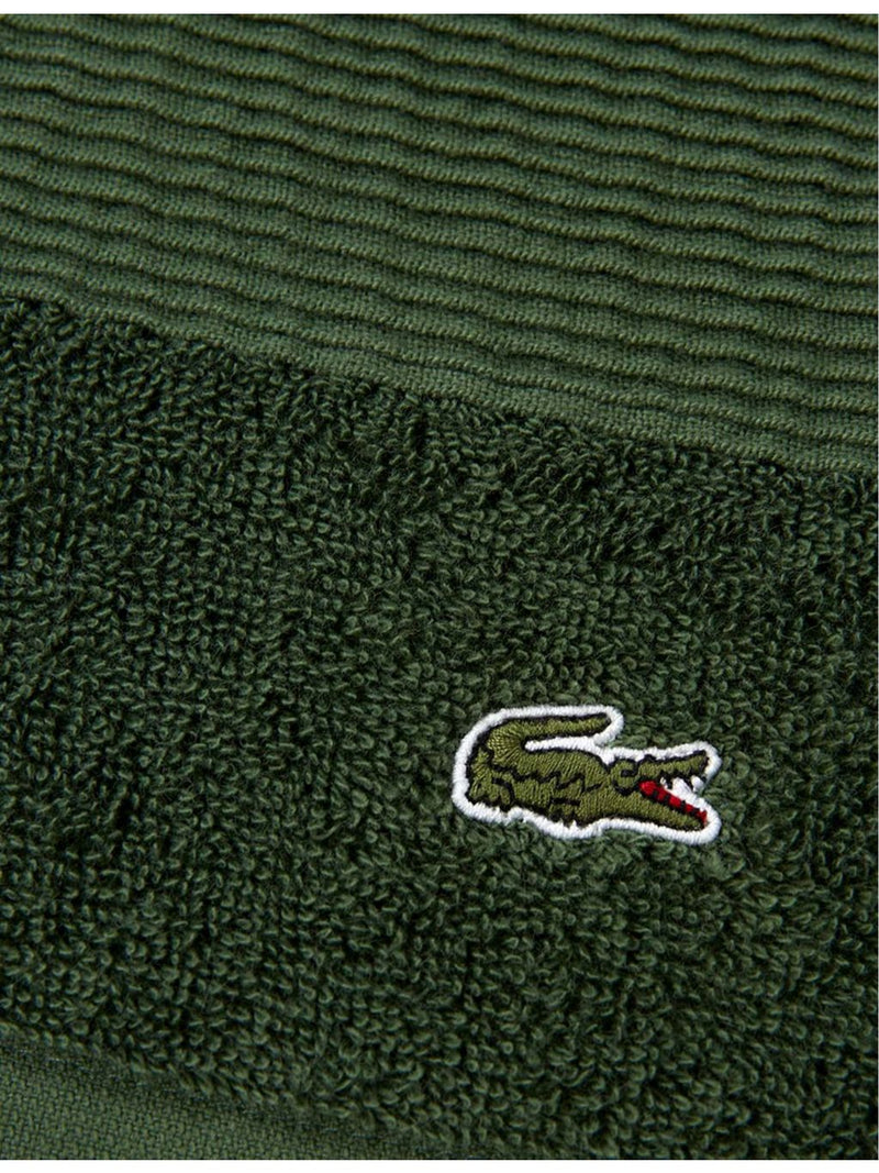 Lacoste bath towel with embroidered logo, 70x140cm - British product