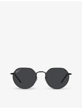 selfridges Ray-Ban RB3565 Jack Hexagonal Sunglasses- Buy online at McGrocer