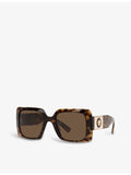 Versace VE4405 acetate sunglasses square frame 54mm, imported from the UK