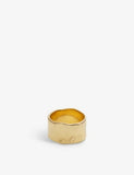 Monica Vinader Siren Muse Bold 18ct Yellow Gold Vermeil Ring