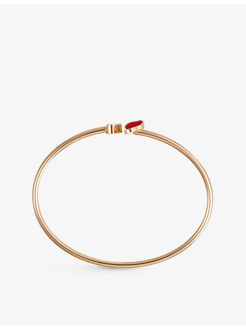 Chopard Happy Hearts Wings rose-gold bracelet, imported from the UK