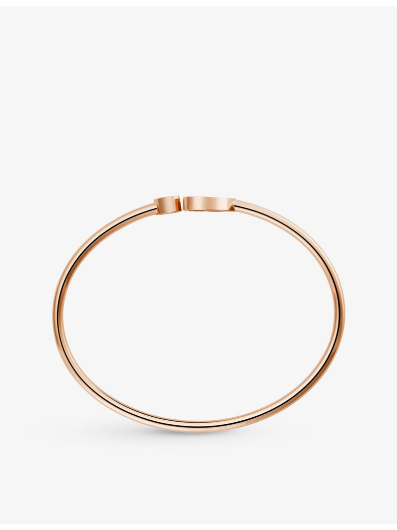 Chopard bangle bracelet rose-gold 0.05ct diamond mother-of-pearl - British product