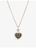 Chopard Happy Hearts rose gold pendant with diamond, imported from the UK