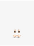 Chopard Happy Hearts earrings 18ct rose gold diamond mother-of-pearl - British product