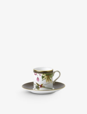 Wedgwood fine bone china coffee cup set hummingbird 90ml - British product