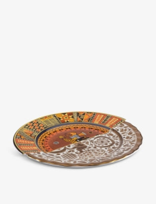 Seletti porcelain dinner plate Hybrid Milta 27.5cm, imported from the UK