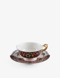 Seletti Hybrid Kannauj porcelain teacup and saucer - British product