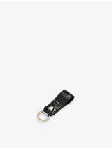 selfridges Aspinal of London Croc-embossed Leather Loop Keyring- Buy online at McGrocer