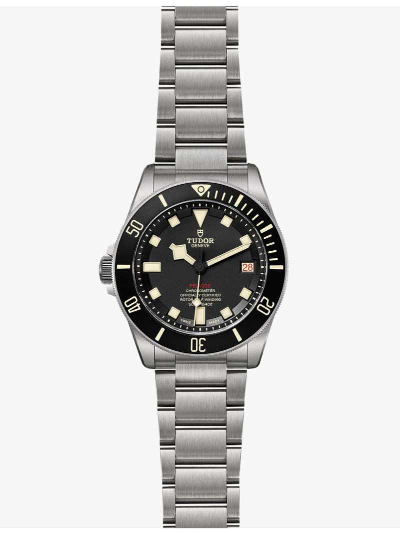Tudor Pelagos LHD automatic watch titanium stainless steel 42mm (British brand)
