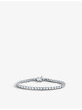 Tiffany Victoria platinum diamond tennis bracelet 7 inch (British brand)