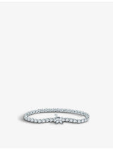 selfridges Tiffany & Co. Victoria Platinum Tennis Bracelet, 0.31ct Marquise & 6.22ct Brilliant Diamonds, 7-Inch- Buy online at McGrocer