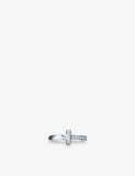 Tiffany T T1 Narrow 0.08ct Diamond and 18ct White Gold Ring