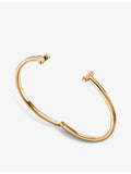 Tiffany & Co. T1 Narrow 18ct yellow gold diamond bracelet, imported from the UK