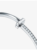 Tiffany & Co T1 white gold diamond bracelet 0.92ct (British brand)
