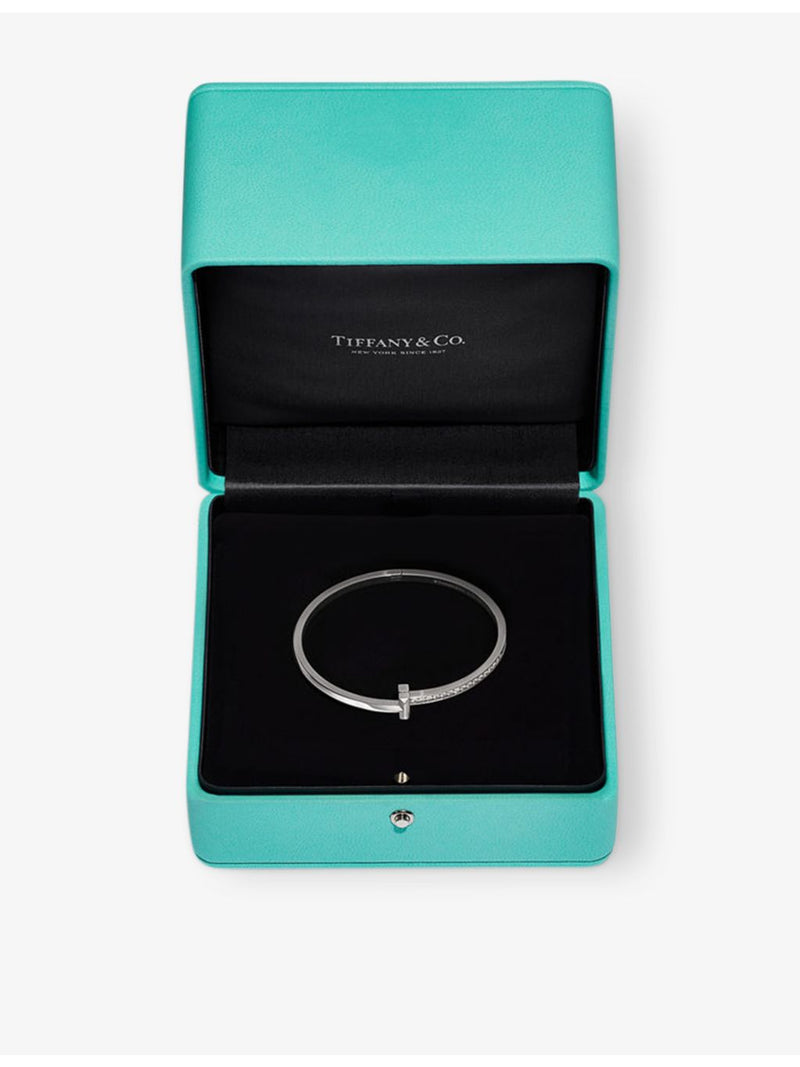 Tiffany & Co T1 white gold diamond bracelet 0.92ct (British brand)
