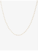 selfridges Tiffany & Co. Essential Pearls 18ct White Gold Akoya Pearl Necklace, 45.72cm- Buy online at McGrocer