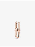Tiffany HardWear small 18ct rose-gold earrings (British brand)