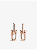 selfridges Tiffany & Co. HardWear Small 18ct Rose-Gold Earrings- Buy online at McGrocer