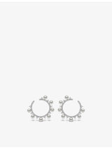 selfridges Yoko London Sleek 18ct White Gold Diamond and Pearl Earrings 0.704ct- Buy online at McGrocer