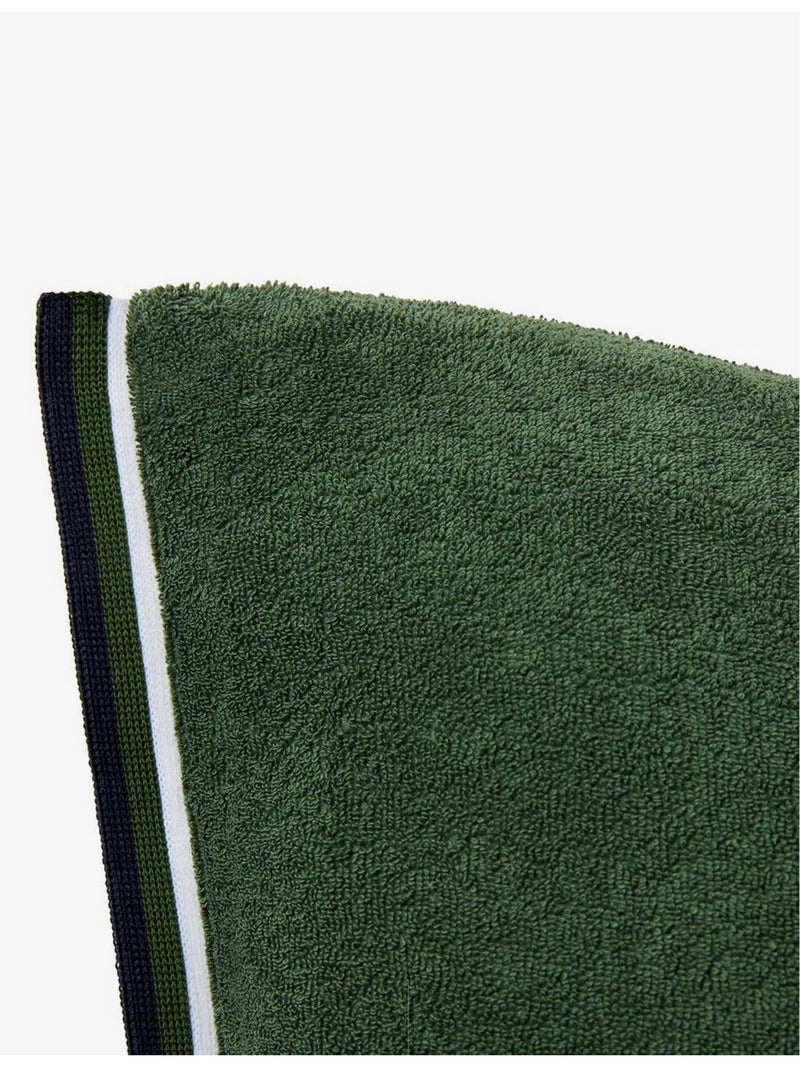 Lacoste logo-embellished jersey cushion cover 45cm, imported from the UK
