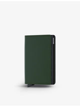 selfridges Secrid Slimwallet Matte Leather and Aluminium Cardholder- Buy online at McGrocer