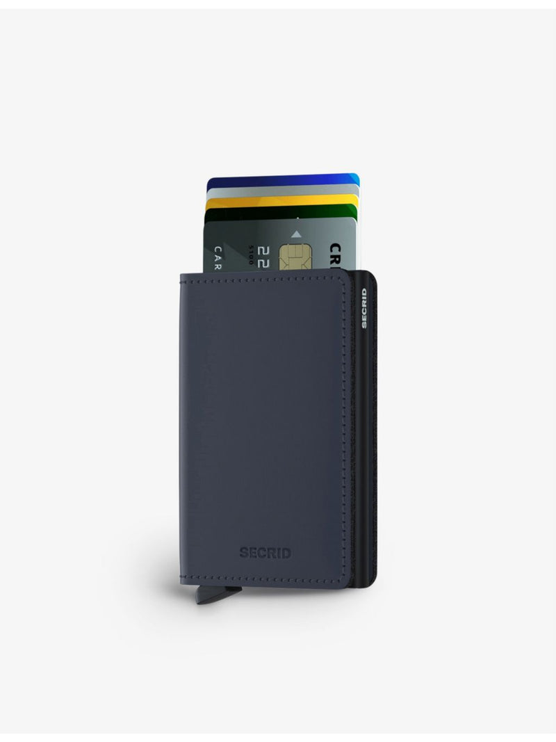 Secrid matte leather and aluminium cardholder, imported from the UK