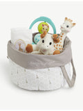 Sophie the Giraffe baby gift set with teether and muslin, UK version