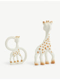Sophie La Giraffe teether set of two natural rubber teethers - British product