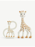 Sophie La Giraffe teether set of two natural rubber teethers - British product