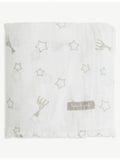 Sophie La Giraffe cotton swaddle set with teether - British product