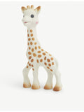 Sophie the Giraffe teether set with giraffe and heart teethers, imported from the UK