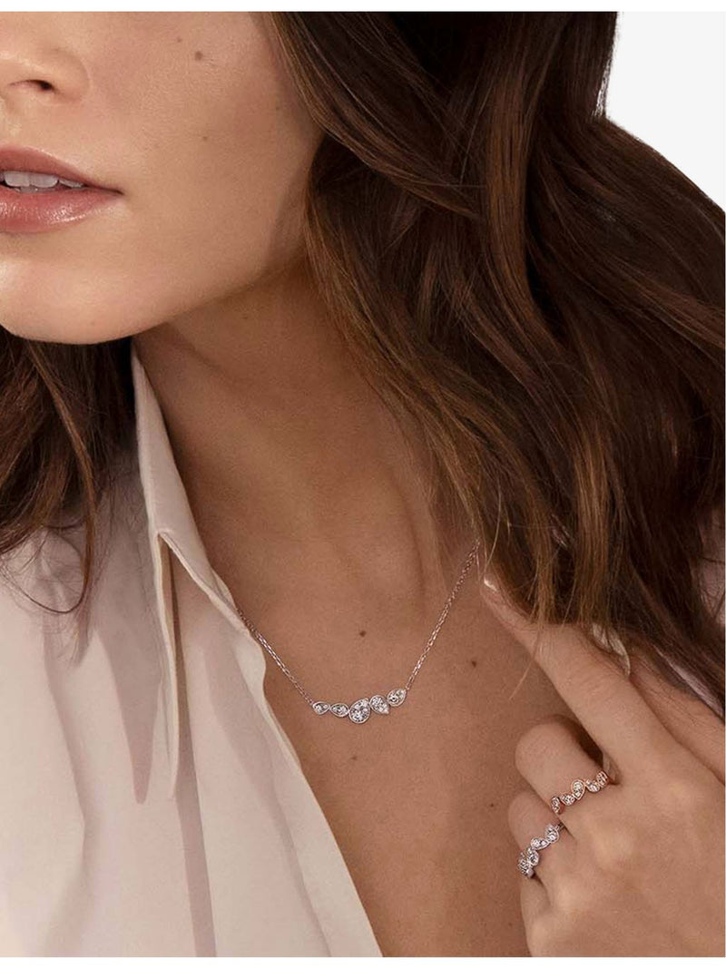 Chaumet 18ct white-gold diamond necklace 0.56ct (British brand)