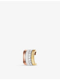 Boucheron Quatre Classique tri-tone gold diamond clip earring (British brand)