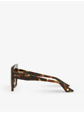 DITA square-frame acetate sunglasses with 6.4cm lens width - British product