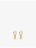Monica Vinader Siren Muse gold huggie earrings, UK version