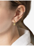 Monica Vinader Siren Muse gold huggie earrings, UK version