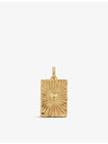 Monica Vinader Talisman Heart pendant 18ct gold-plated vermeil 2cm - British product