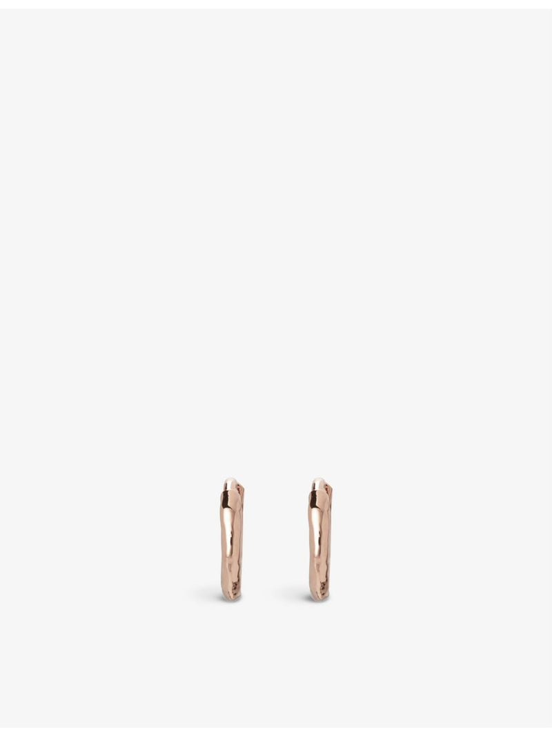 Monica Vinader Muse Mini huggie earrings 18ct rose gold vermeil, (British brand)