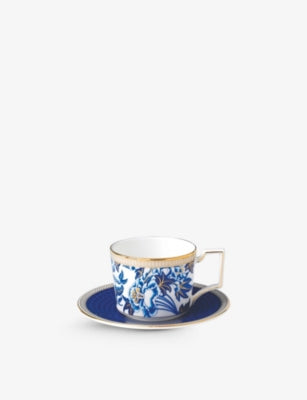 Wedgwood espresso cup and saucer set with floral pattern 70ml, UK version