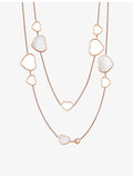 Chopard Happy Hearts sautoir necklace 18ct rose gold 120cm (British brand)