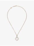 Chopard Happy Hearts necklace 18ct rose gold mother-of-pearl (British brand)