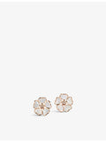 Chopard Happy Hearts Flower earrings in 18ct rose gold, UK version