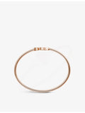 Chopard Happy Hearts rose gold mother-of-pearl diamond bangle - British product