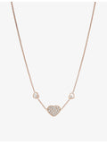 Chopard Happy Hearts rose gold diamond necklace 0.51ct (British brand)