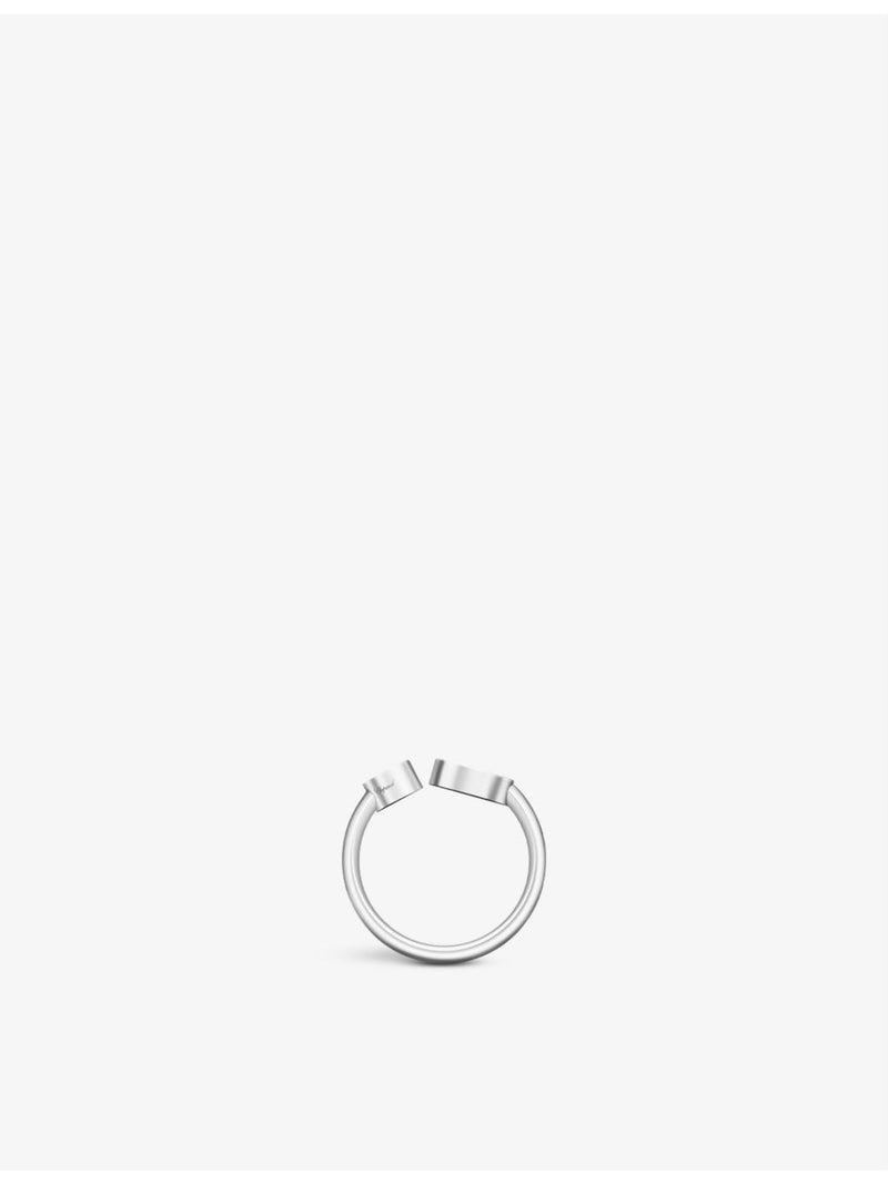 Chopard Happy Hearts 18ct white gold diamond ring - British product